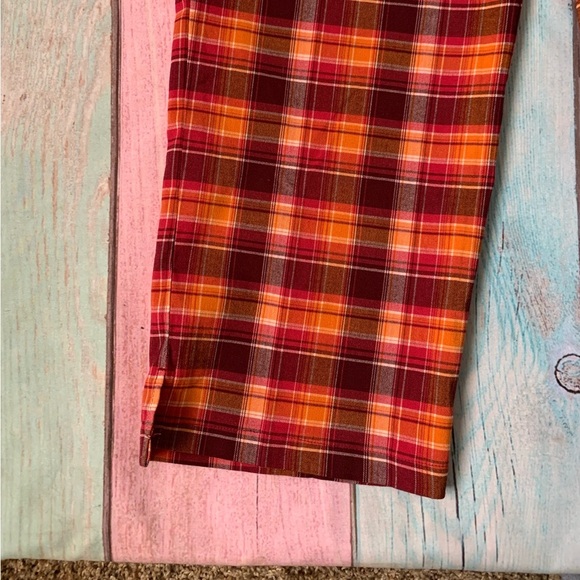 Vintage indulgence plaid ankle pants size medium - Picture 2 of 6